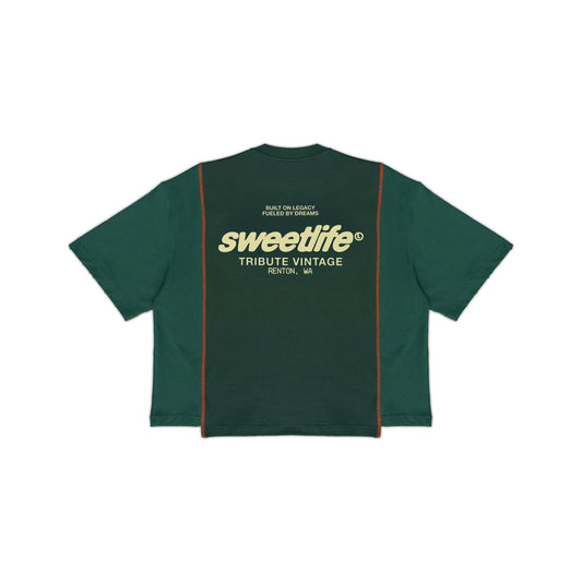 Sweetlife x Tribute Dual Panel Tee Green (Multiple Sizes)