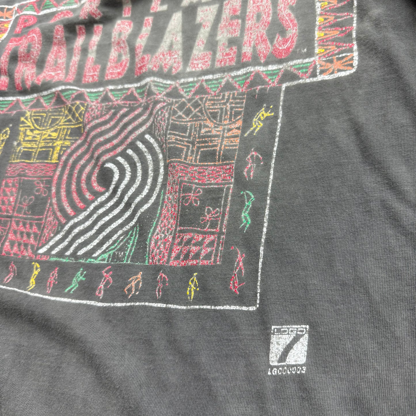 90s Logo 7 Portland NBA SZ L
