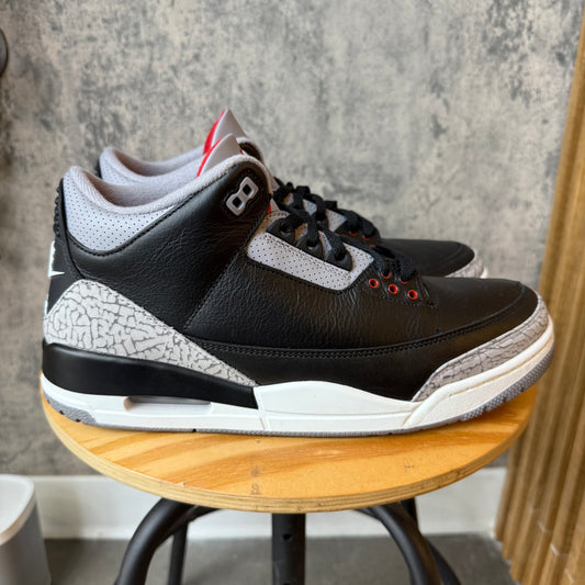 (PRE-OWNED) Jordan 3 Black Cement SZ 11.5