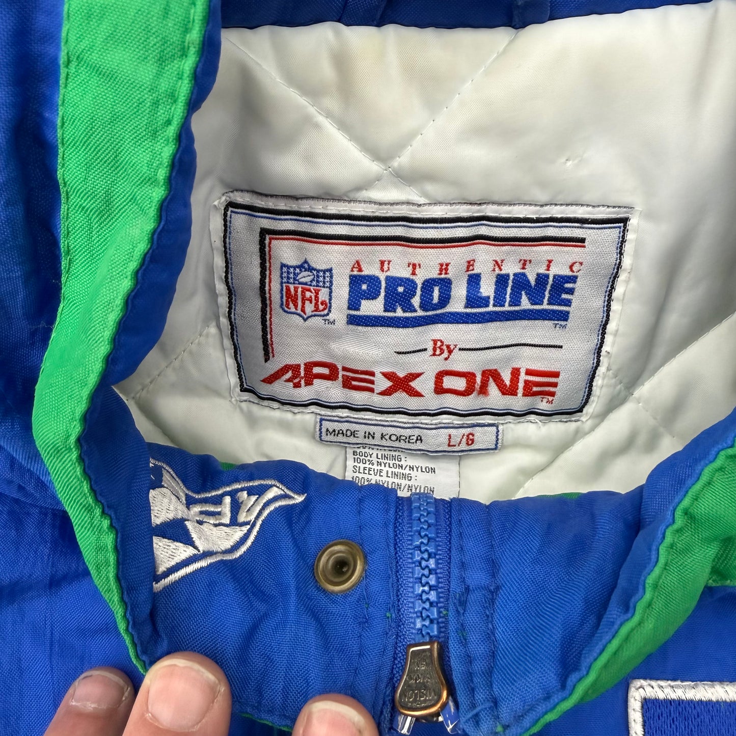 90s Seattle Seahawks Apex Jacket SZ Large