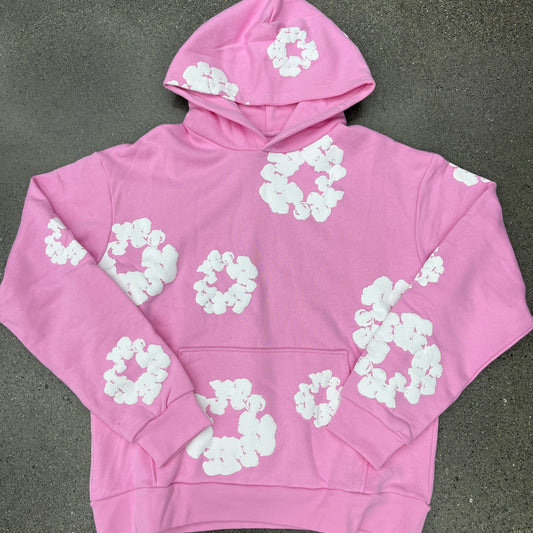 (NEW) Denim Tears Hoodie Pink (Multiple Sizes)