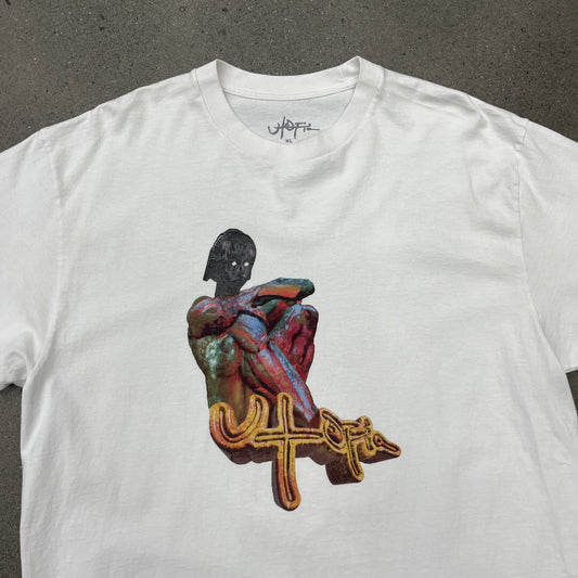 Travis Scott Utopia White Tee SZ XL