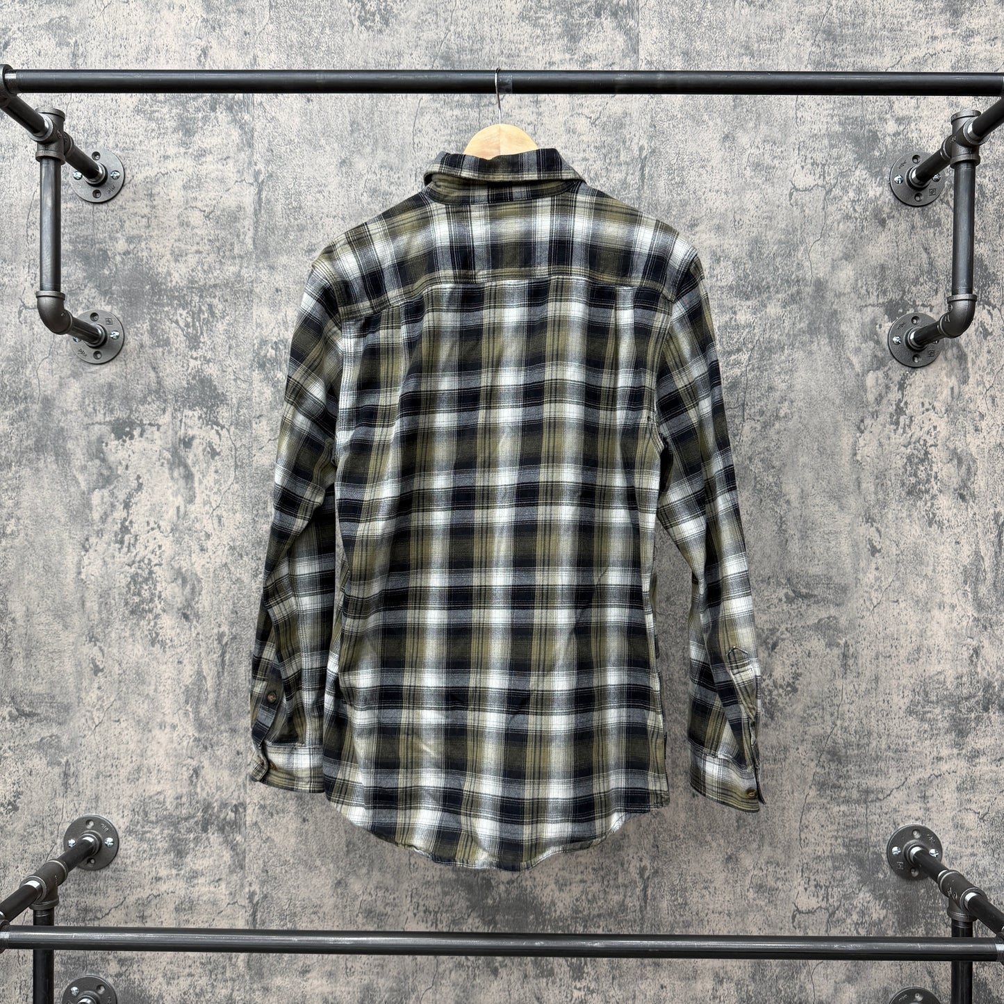 Carhartt Flannel Black/Grey/Olive Carhartt Tag SZ S