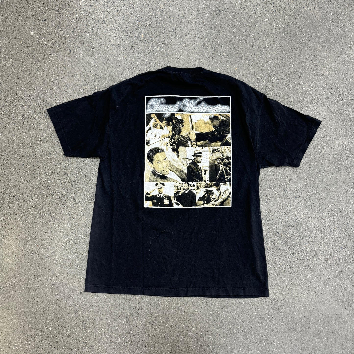 Vintage Denzel Washington Movie Tee SZ XL