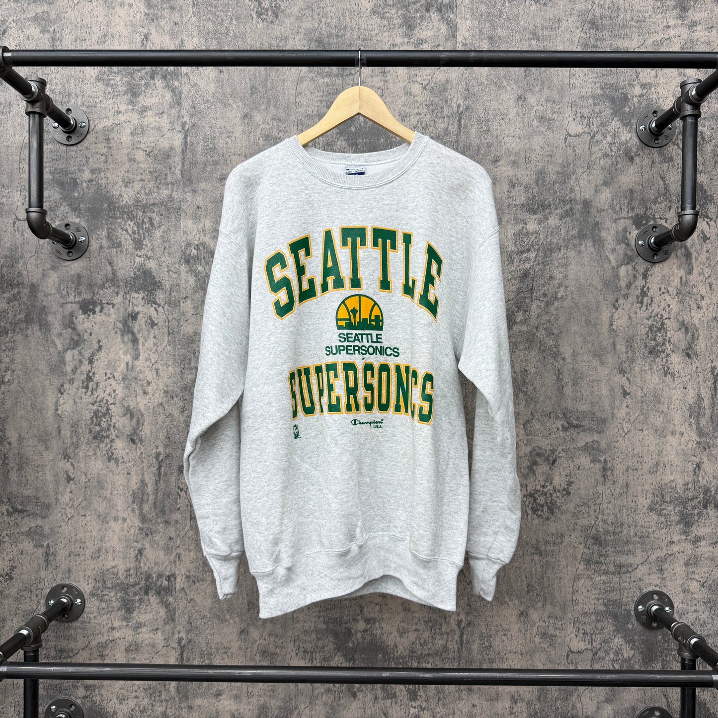 Seattle Sonics Crewneck 90s SZ L