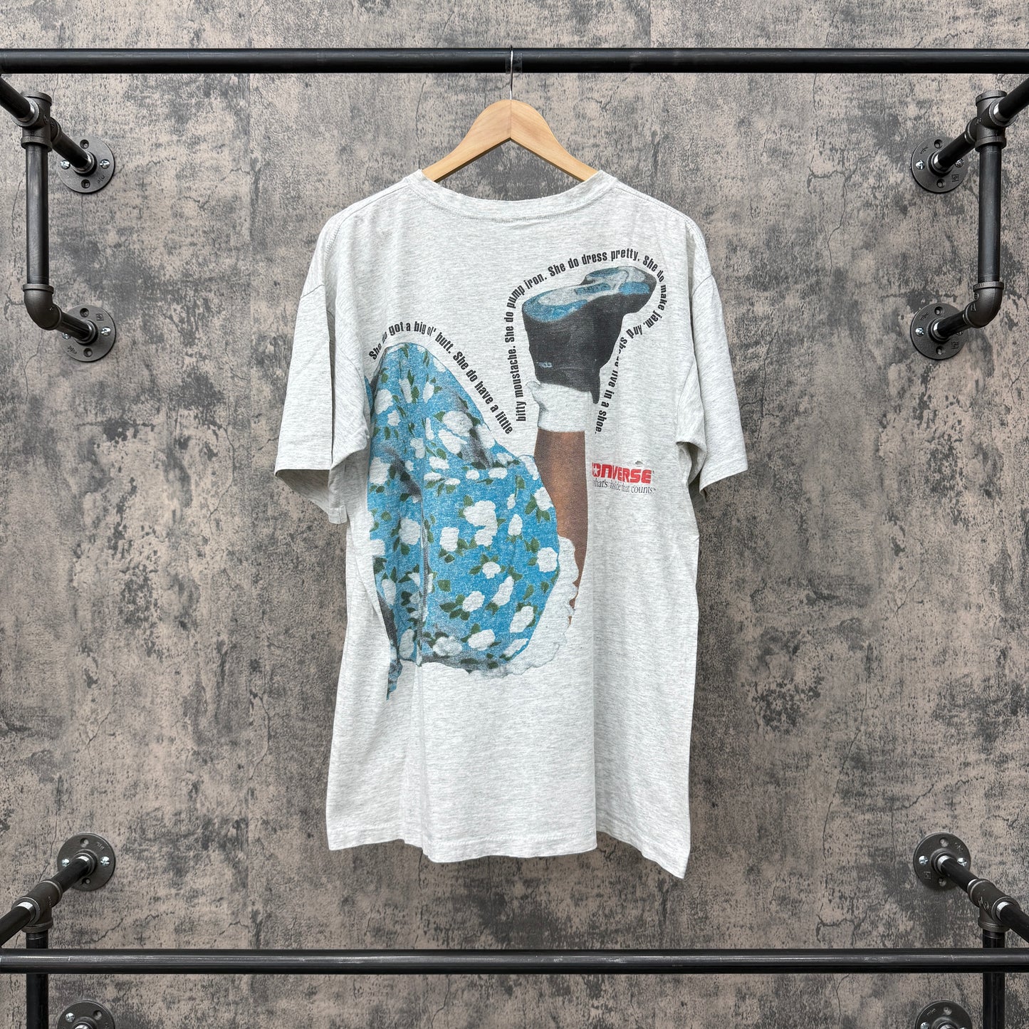 90s Larry Johnson Grandmama Converse Wraparound Dunking SZ XL