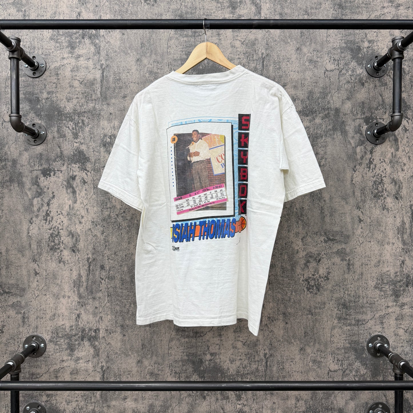 1991 Isiah Thomas Skybox Tee SZ L