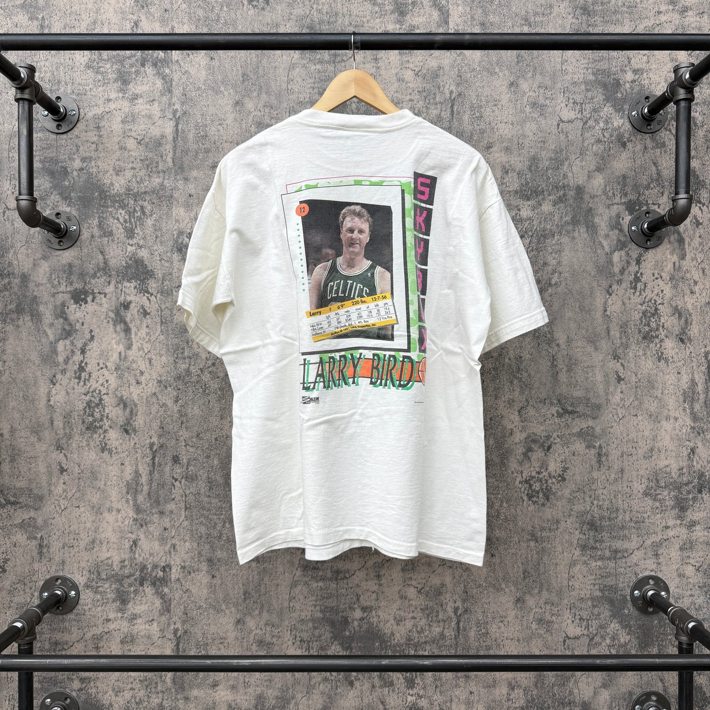 1991 Larry Bird Skybox Tee SZ XL