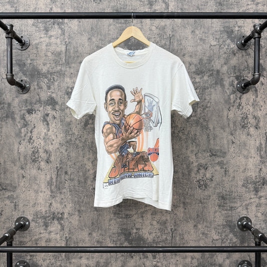 John Starks NYC Knicks Cariacture Tee SZ M
