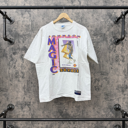 Magic Johnson SkyBox 1991 Tee SZ L