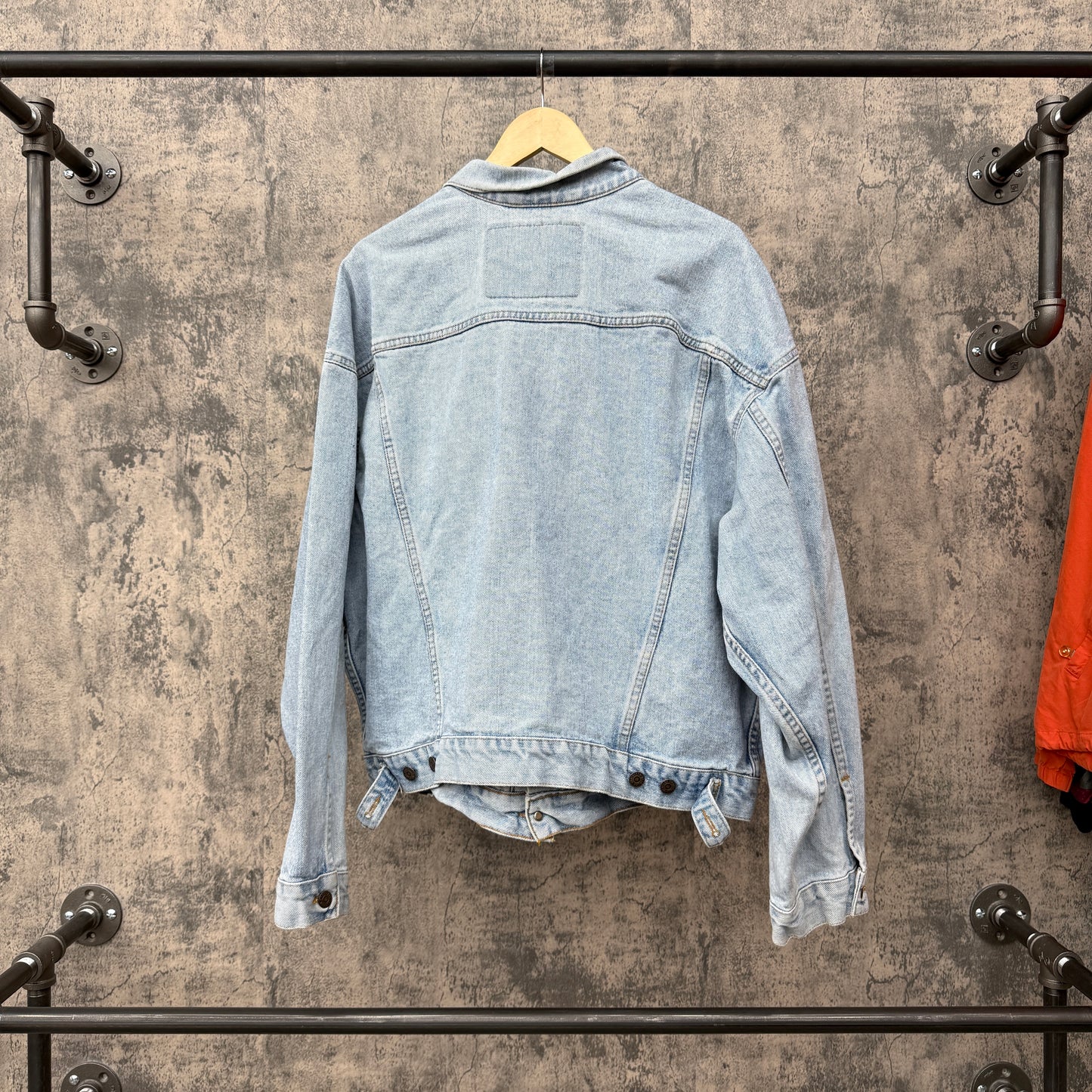 Levi Faded Denim Jacket Light Wash SZ XL