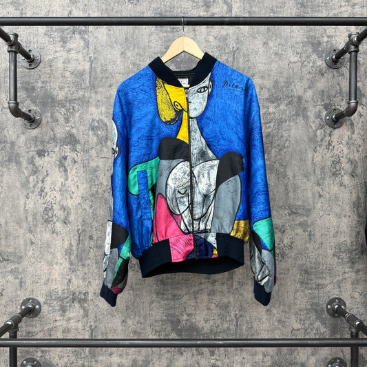 Picasso Silky Jacket Vintage 90s SZ XL