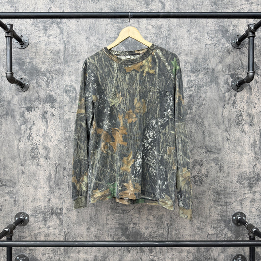Vintage Advantage Camo L/S Tee SZ XL