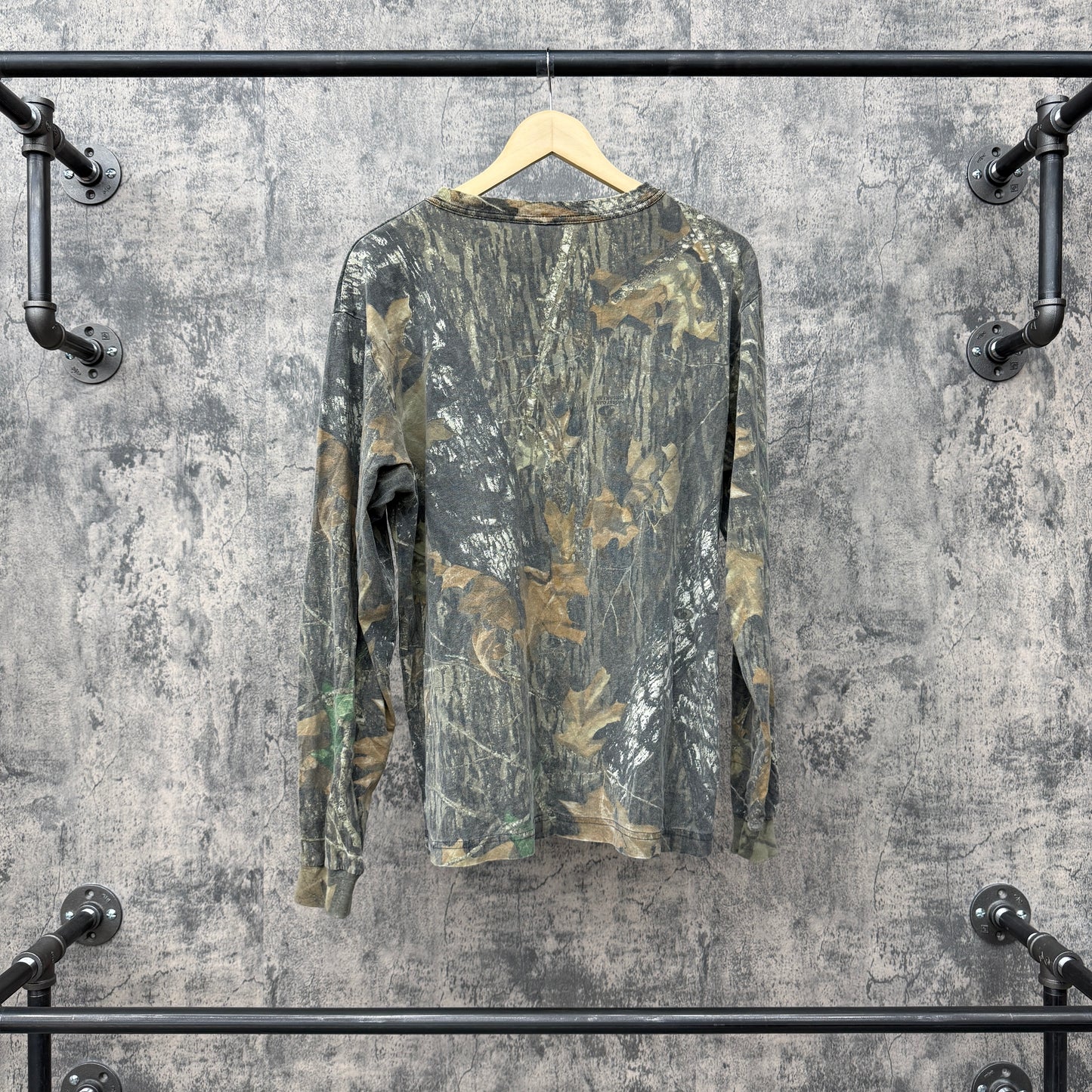 Vintage Advantage Camo L/S Tee SZ XL