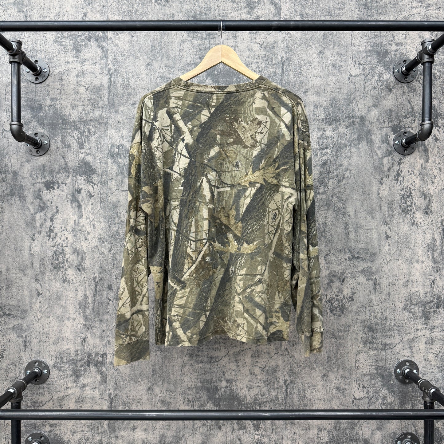 Vintage Vintage Real Tree Camo L/S 50-50 Blend SZ XL