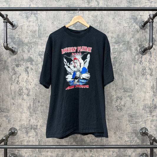 2011 Osama Bin Logging Tee SZ 2XL