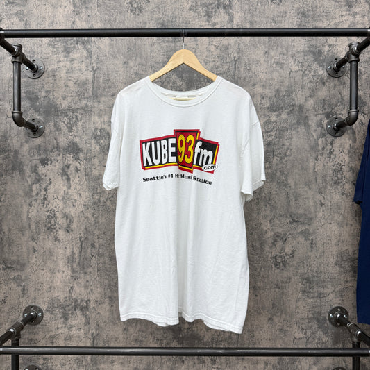 Vintage Kube 93 FM Tee SZ XL