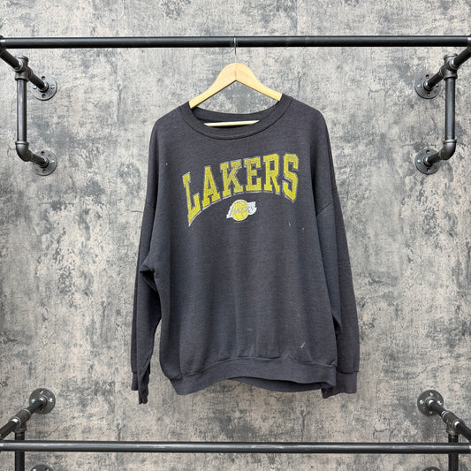 90s Faded Lakers Crewneck SZ XL