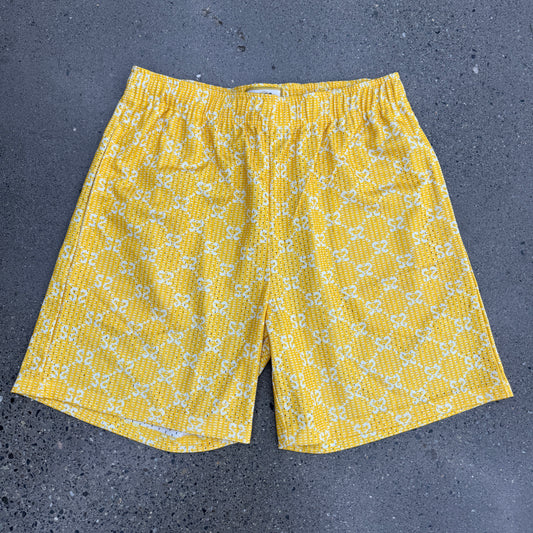 SS Monogram Yellow Shorts SZ M