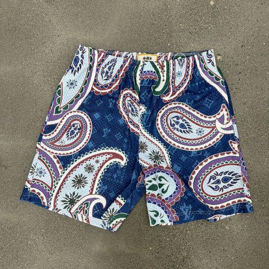 SMS Blue Bandana Shorts SZ