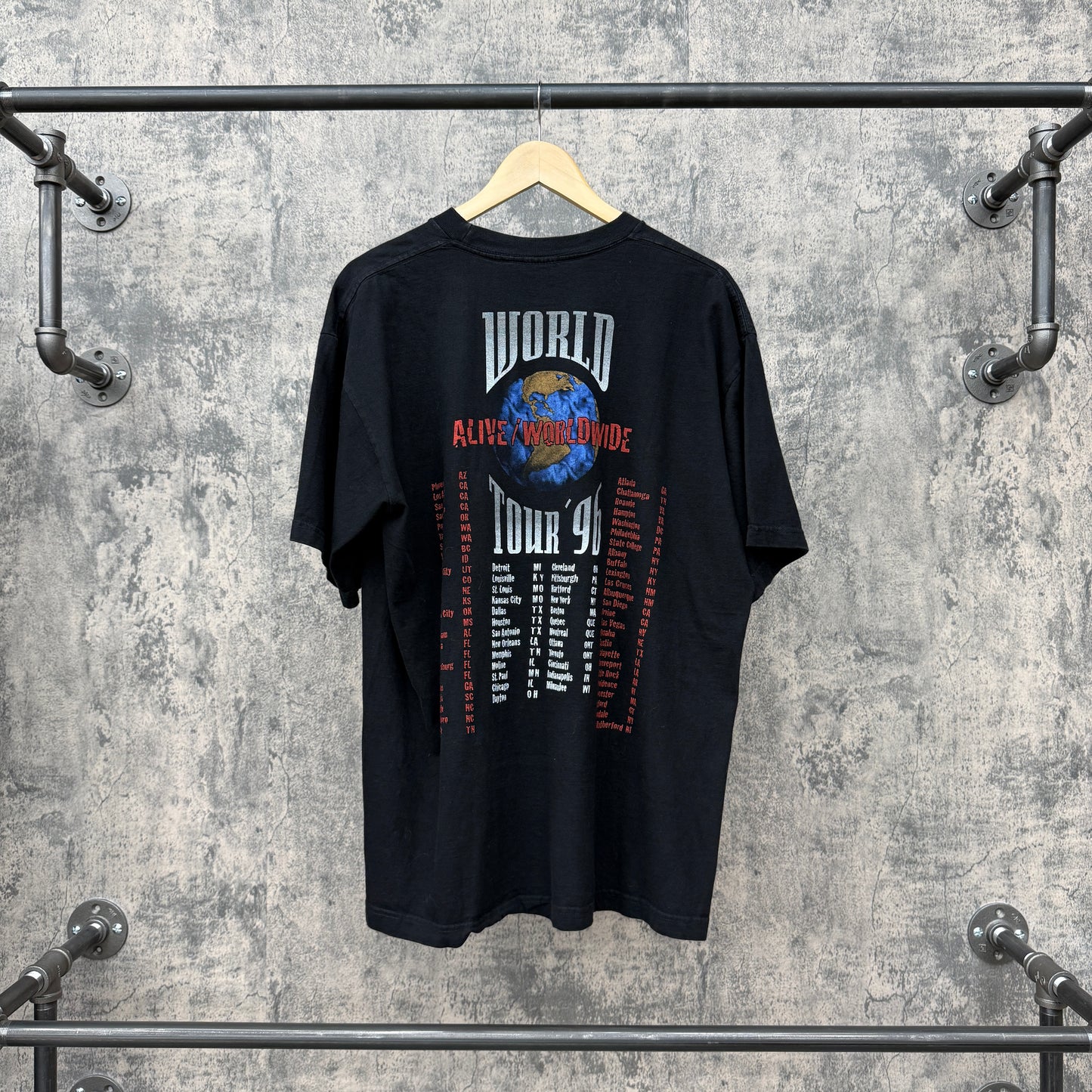 1996 Kiss Alive Tour Tee SZ XL