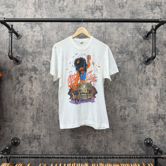 1987 Motely Crue Kickin' Ass On The Wild Side Tour Tee SZ XL