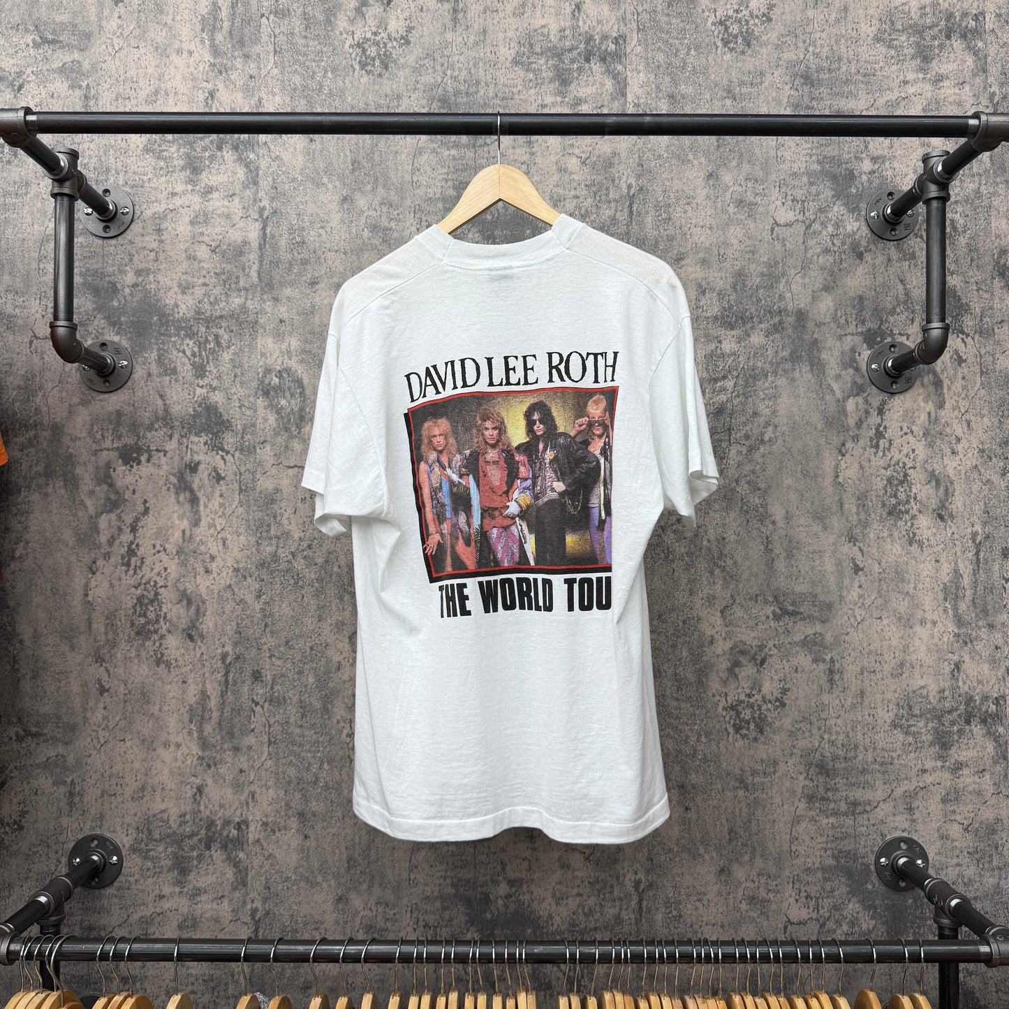1986 David Lee Roth World Tour Tee SZ XL