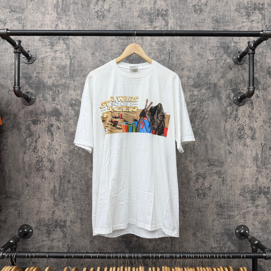 1999 Star Wars Episode 1 Pod Racing Tee Game Promo SZ XL