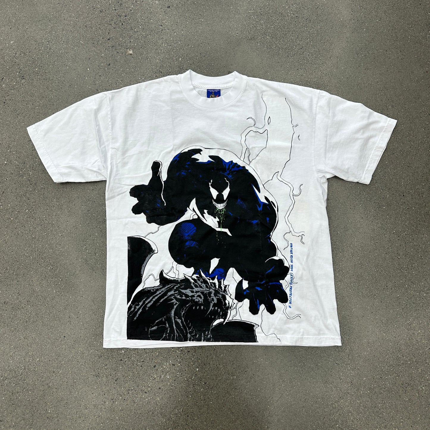Vintage Rush Venom Tee White SZ L (NEW)