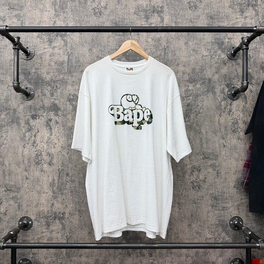 Bape Tee Baby Milo Laying Down Camo SZ 3XL