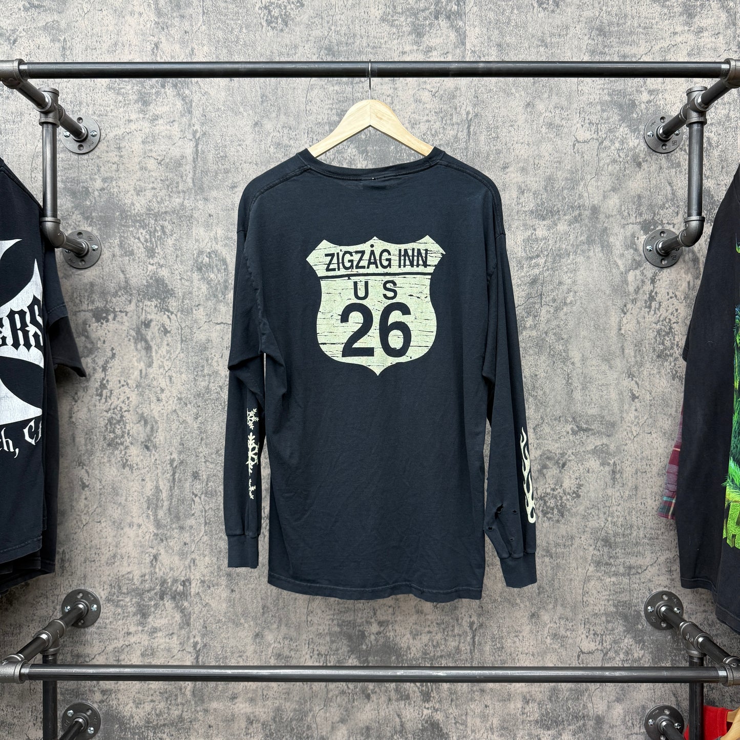 Vintage Zig Zag inn L/S Tee SZ L