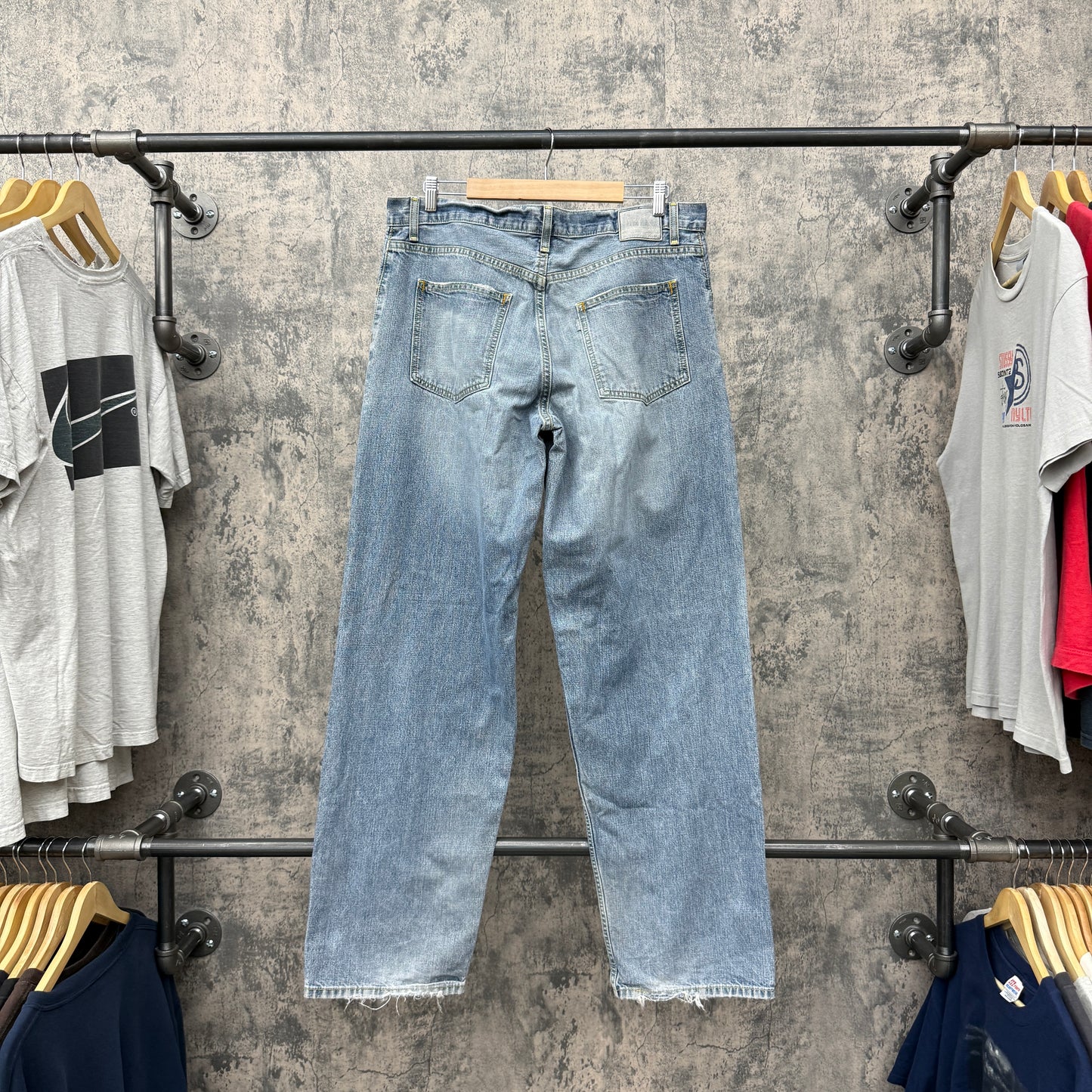 36 X 34 Levi Silver Tab Light Wash Denim