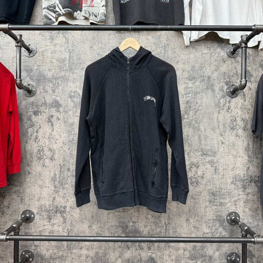 Stussy Full Zip Hoodie Skull Smoking SZ L/XL