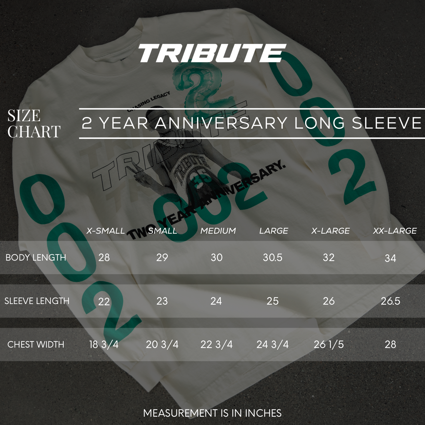 2 Year Anniversary Long Sleeve Green