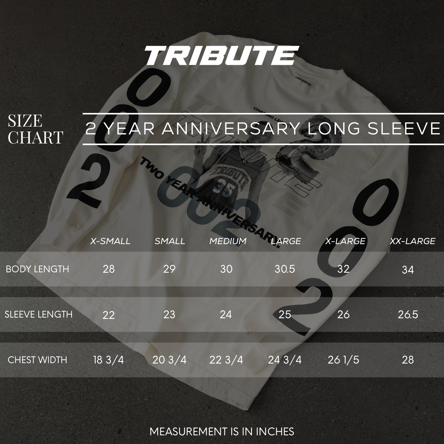 2 Year Anniversary Long Sleeve Black