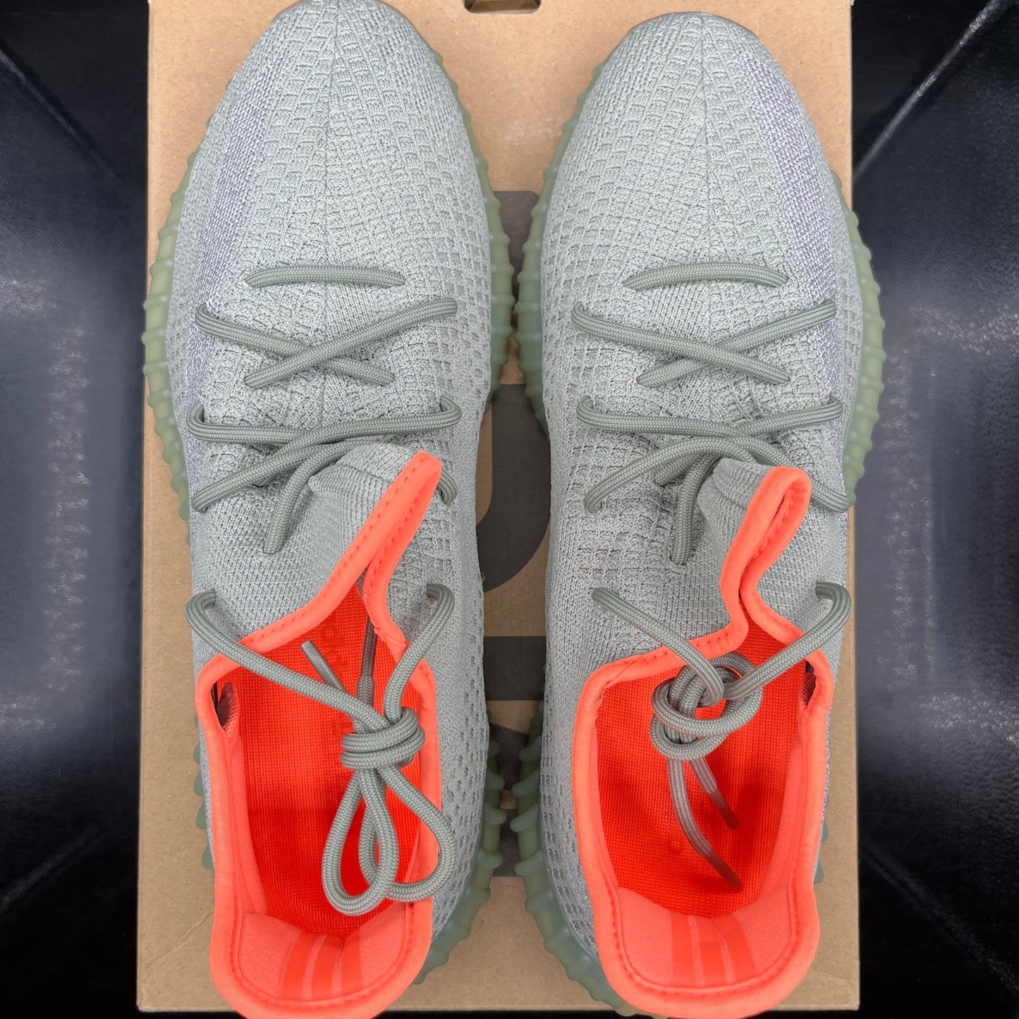 PRE-OWNED Yeezy 350v2 Desert Sage SZ 14