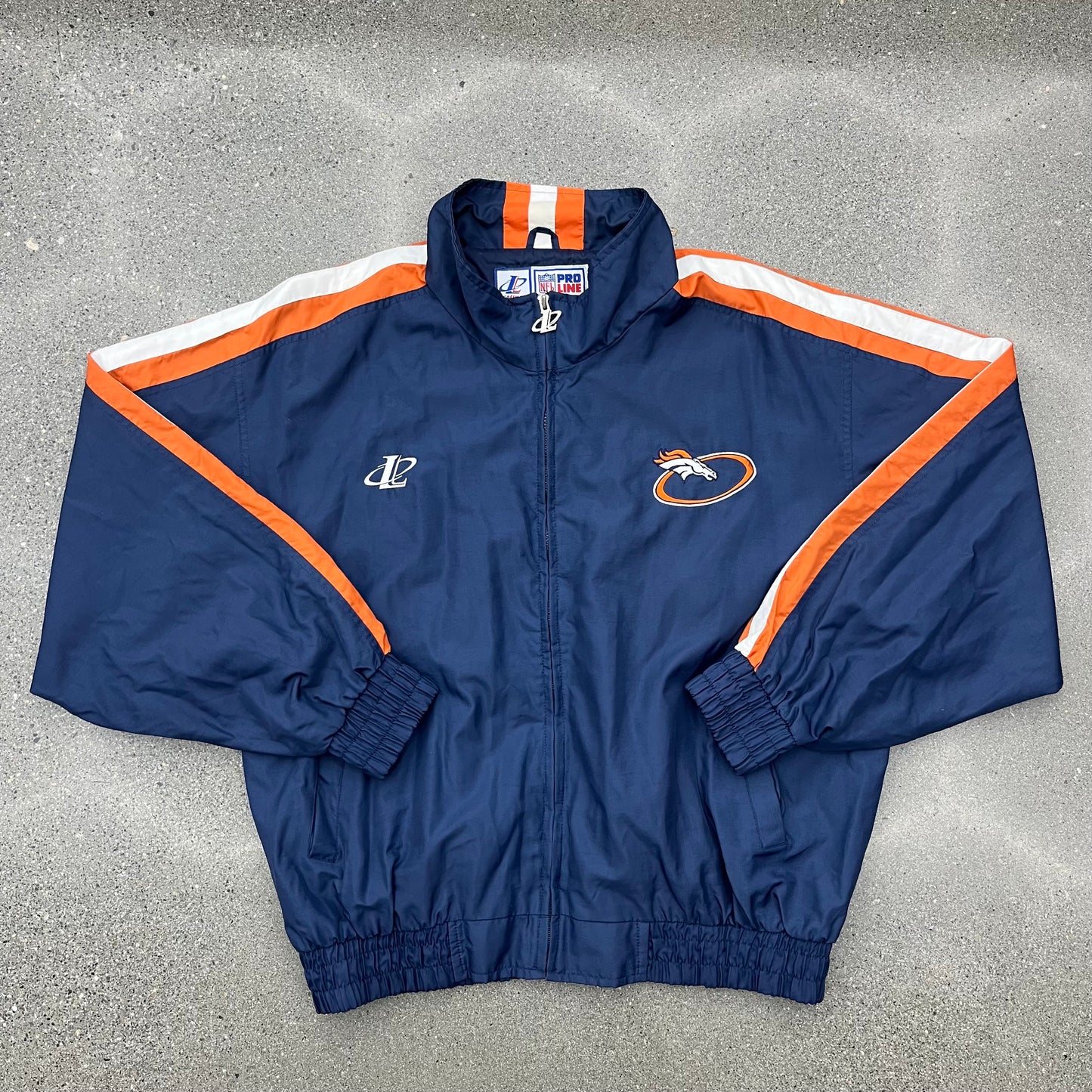 Pro Line Vintage Broncos Jacket SZ XL