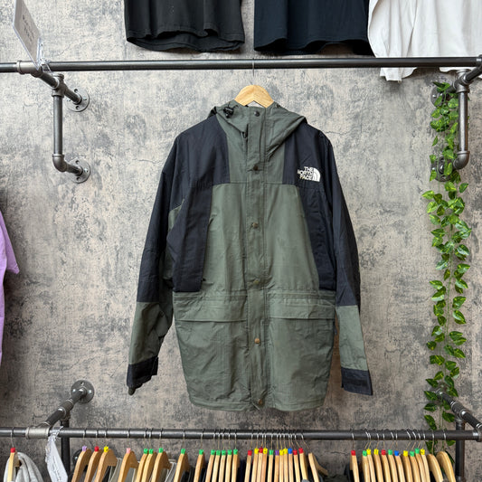 North Face Olive Goretex Black Jacket SZ L