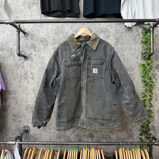 Carhartt Faded Black Cord "Jim" Jacket SZ 2XL