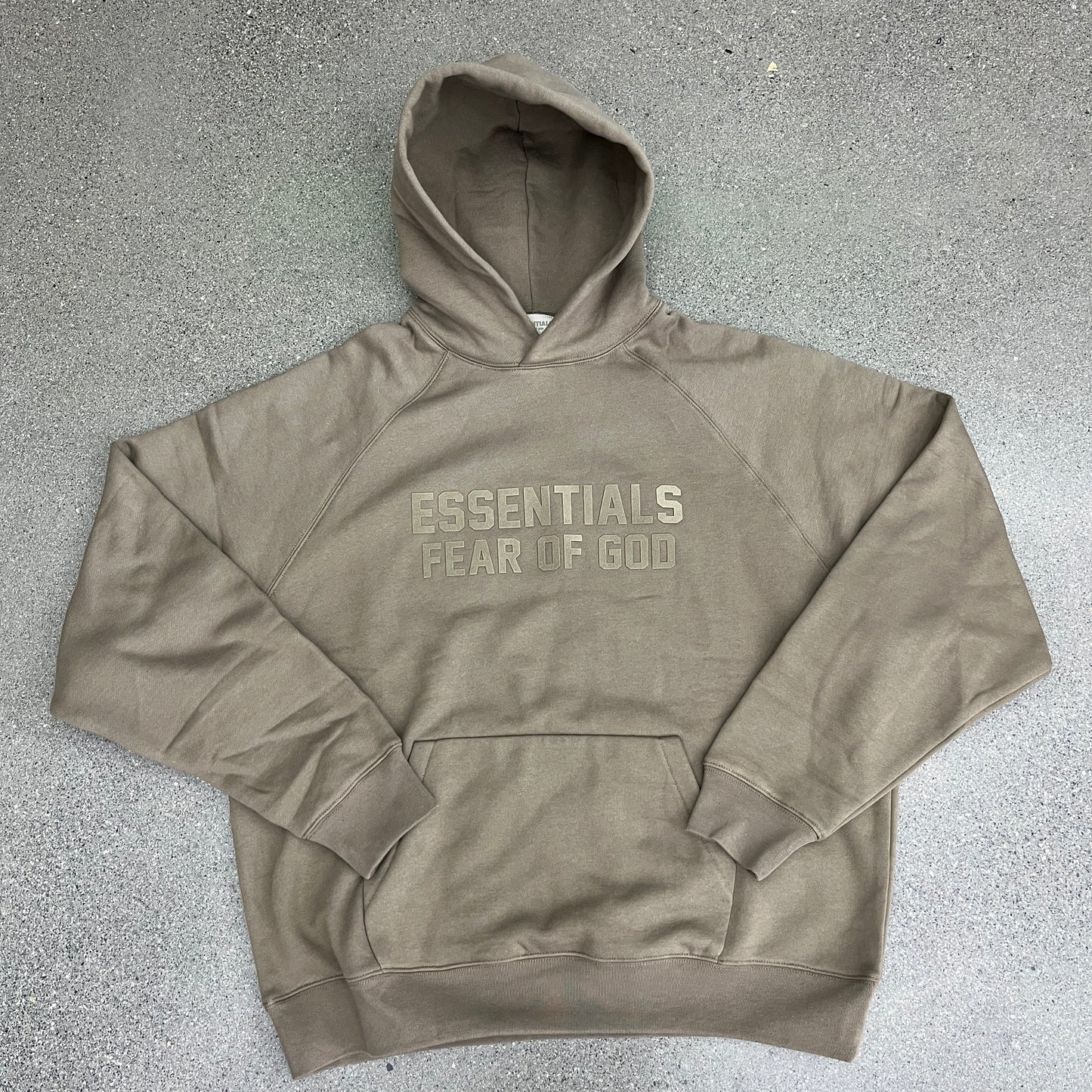 Fear of God Hoodie Olive Embossed SZ M