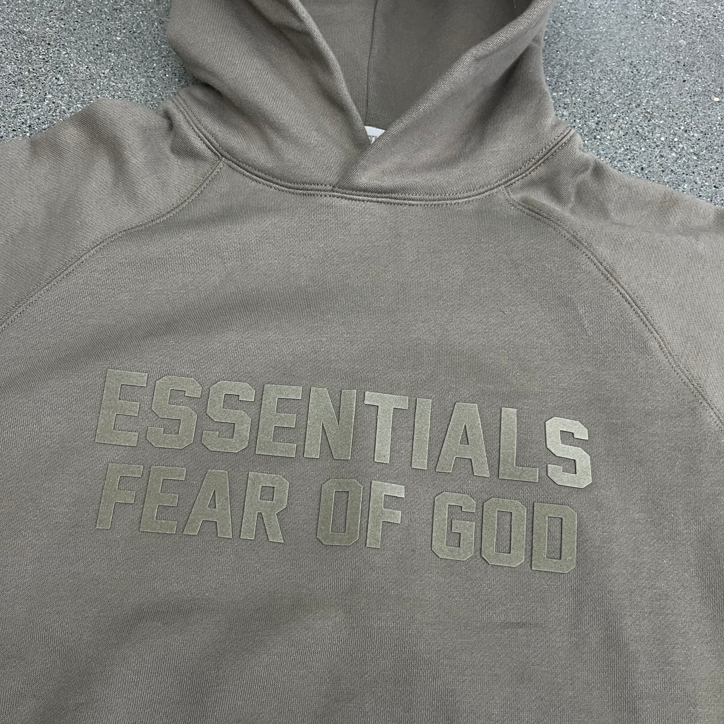 Fear of God Hoodie Olive Embossed SZ M