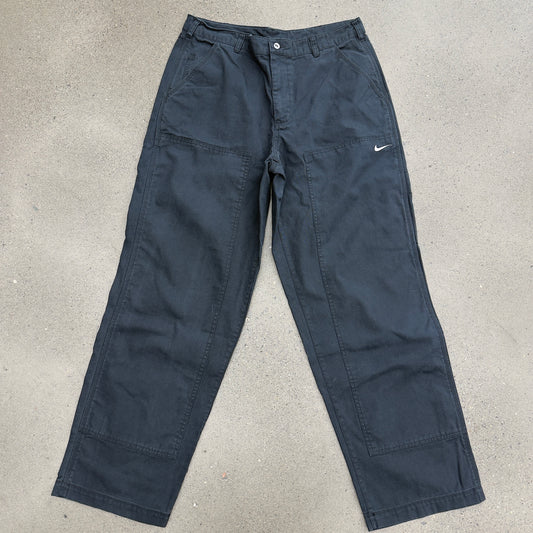 Nike Black Denim Double Knee SZ 34