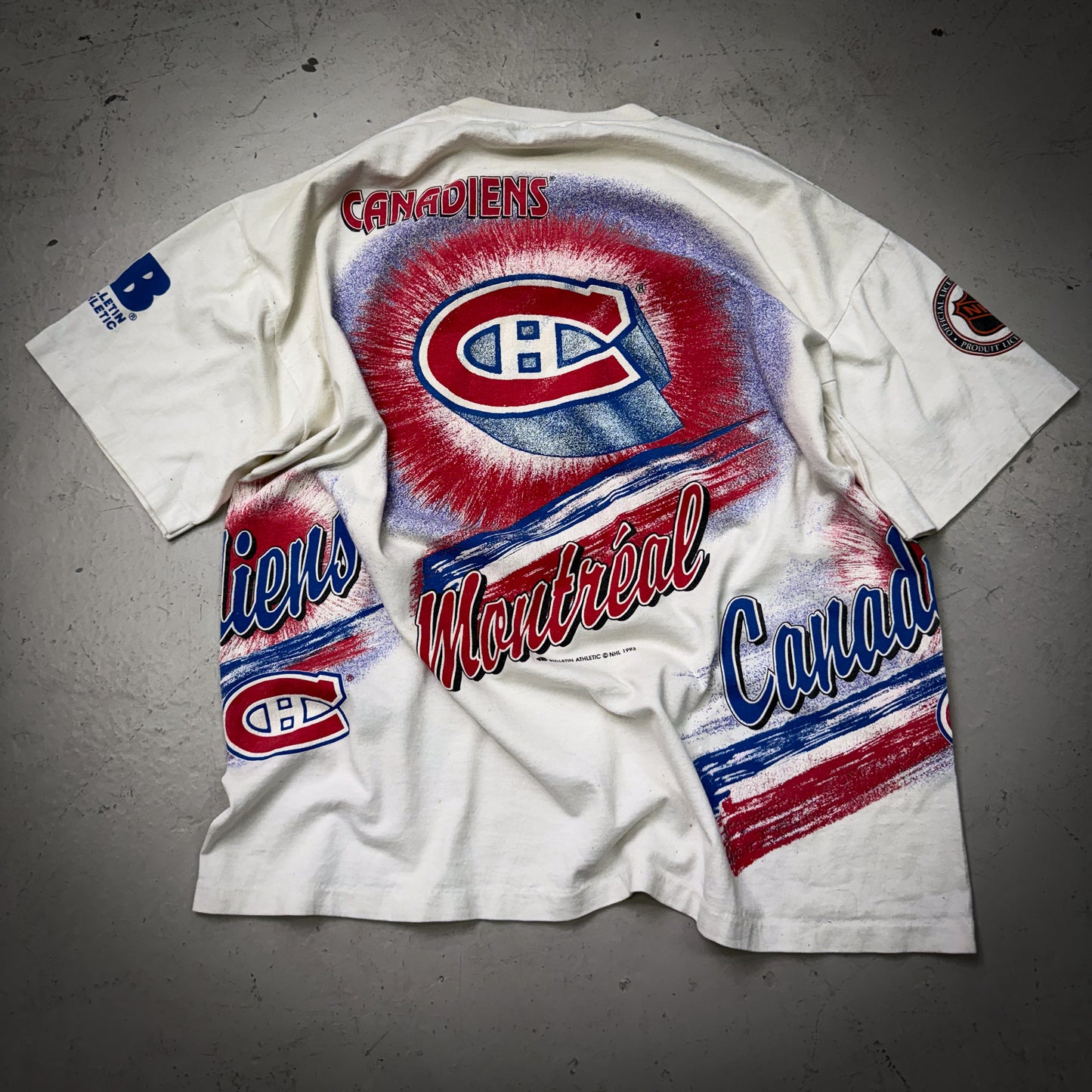 1993 Montreal Canadiens Patrick Roy NHL Tee (Size XL)