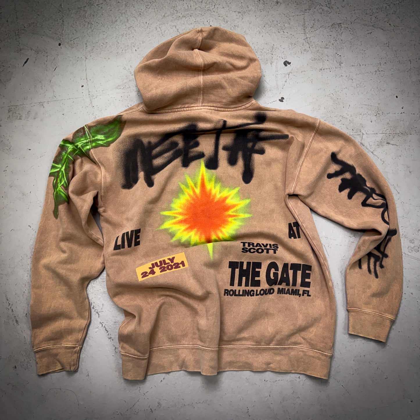 Travis Scott You Ever Feel Lost? Hoodie (Size Medium)