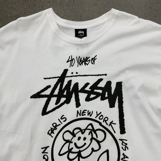 Stussy x Marc Jacobs Collab Worldwide Tee SZ XL
