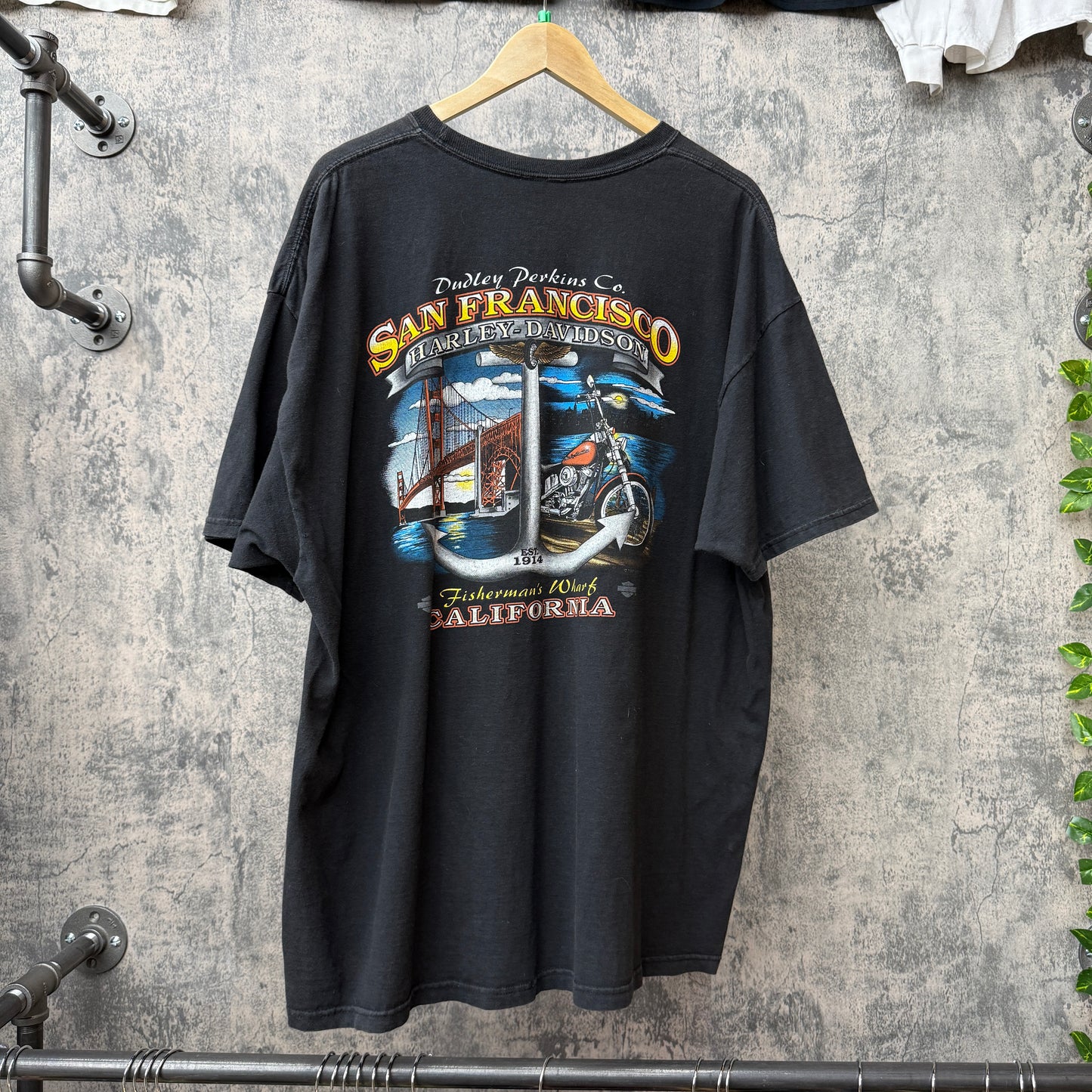 2009 Harley Davidson Shield Logo Golden Gate Bridge SZ XL