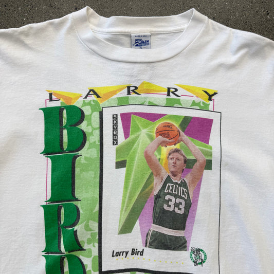 1991 Larry Bird Skybox Tee SZ XL