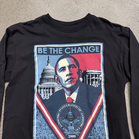2009 Obama Be The Change L/S SZ XL