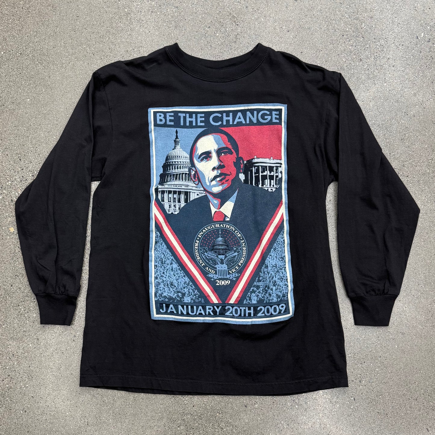 2009 Obama Be The Change L/S SZ XL