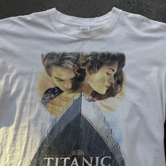 1998 Titanic Movie Promo Tee SZ XL